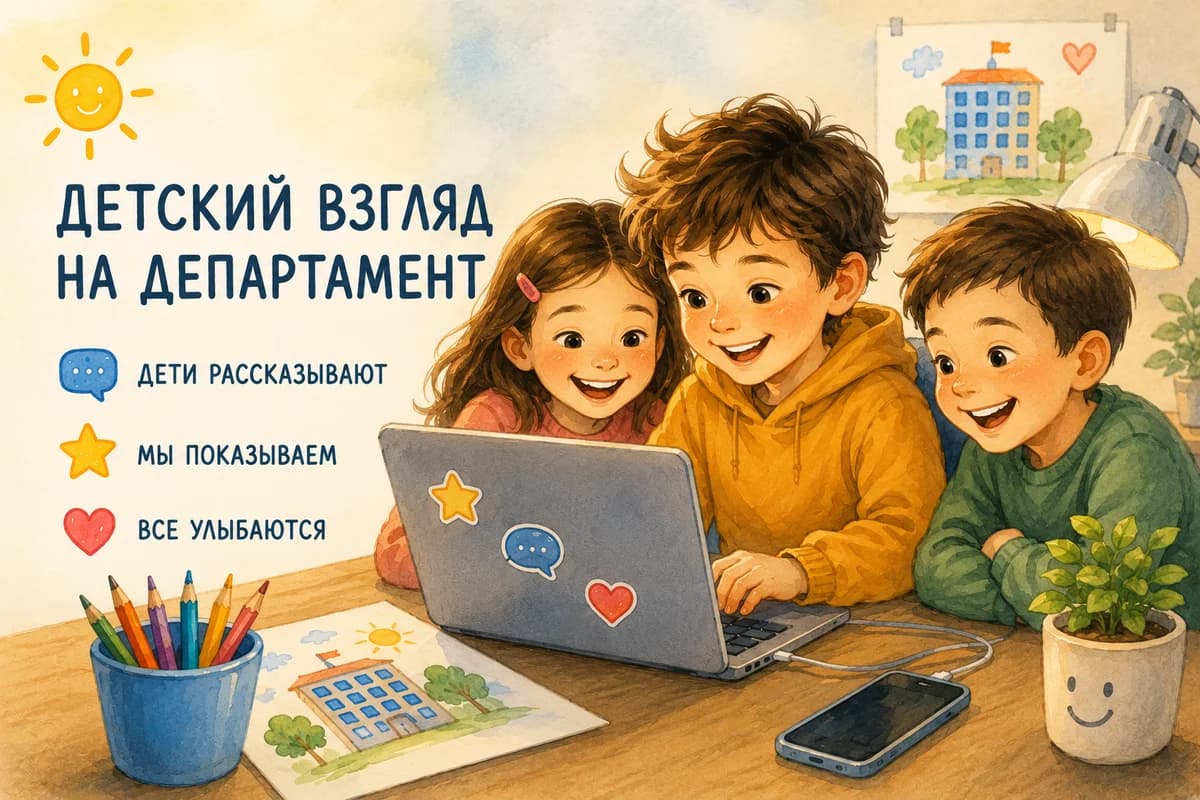Детский взгляд на департамент